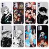 Чехол DT22 Jujutsu Kaisen для Samsung A04 A14 A23 A34 A54 M23 M33 M52 M53 Realme 10 9 C30S C35 C55 VIVO Y02S Y21 Y33S Y51 X80 Pro Прозрачный чехол