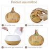 WiFi Wood Grain Aroma Diffuser, 400ML Air Atomizing Humidifier