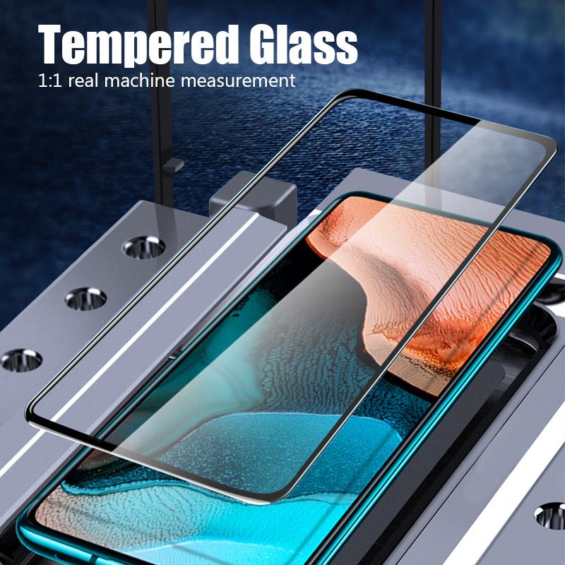 Защитное стекло для экрана для iPhone Samsung Xiaomi Redmi Poco OPPO Realme Vivo полное покрытие с полным клеем закаленное стекло Flim