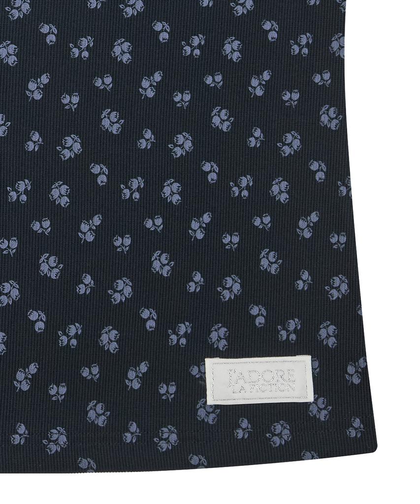 LARTIGENT L19 Flower T-Shirt(Navy)