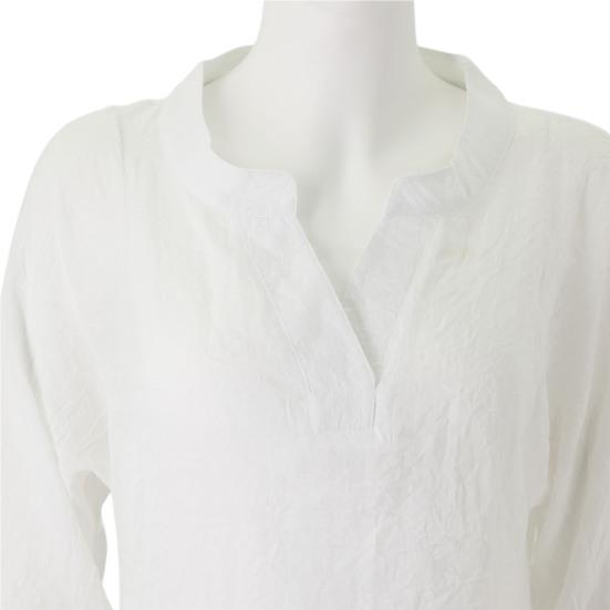 Женские пуловеры с v-образным вырезом и длинными рукавами, однотонные свободные повседневные легкие топы средней длины, уличная одежда