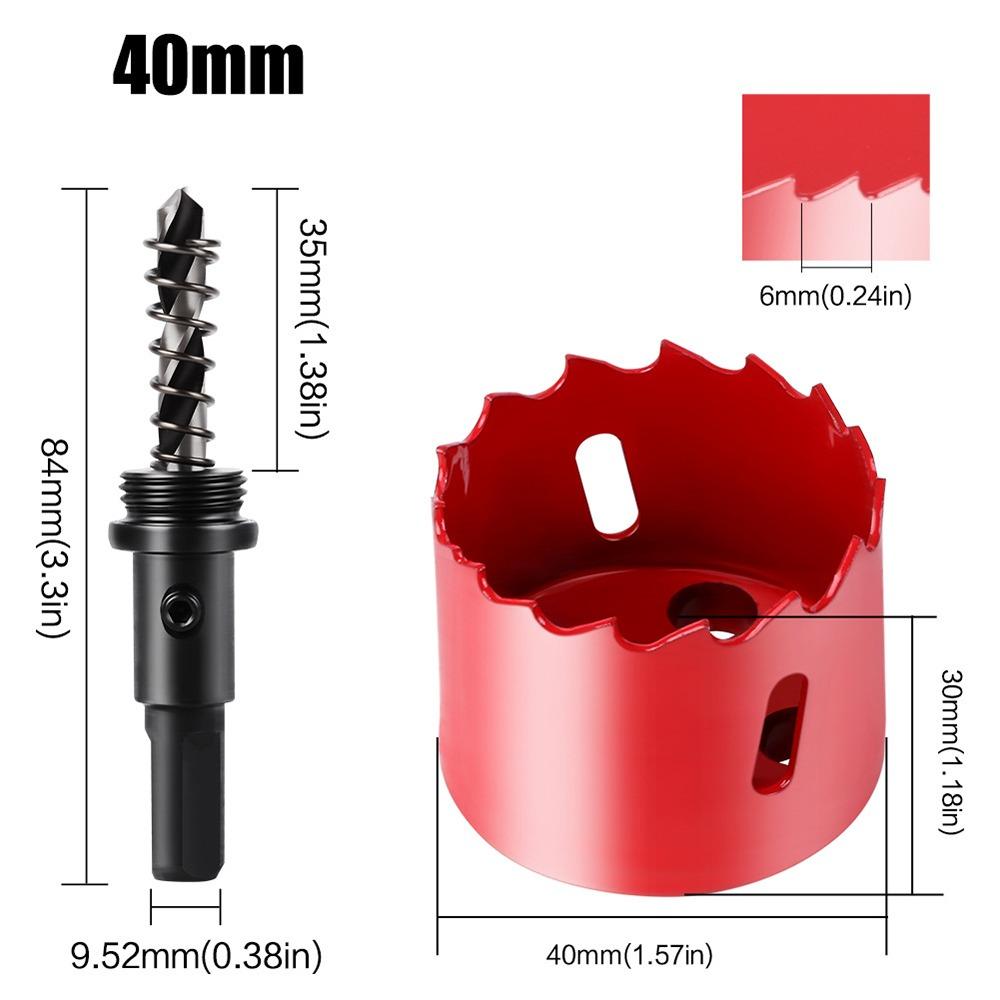 1 шт. 15-200 мм Биметаллическая коронка DIY Деревообрабатывающий инструмент для металла Железа Алюминия Пластика