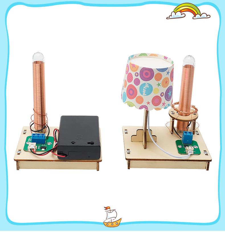 DIY Wireless Power Transmission STEM Kit for Junior High and Elementary Students