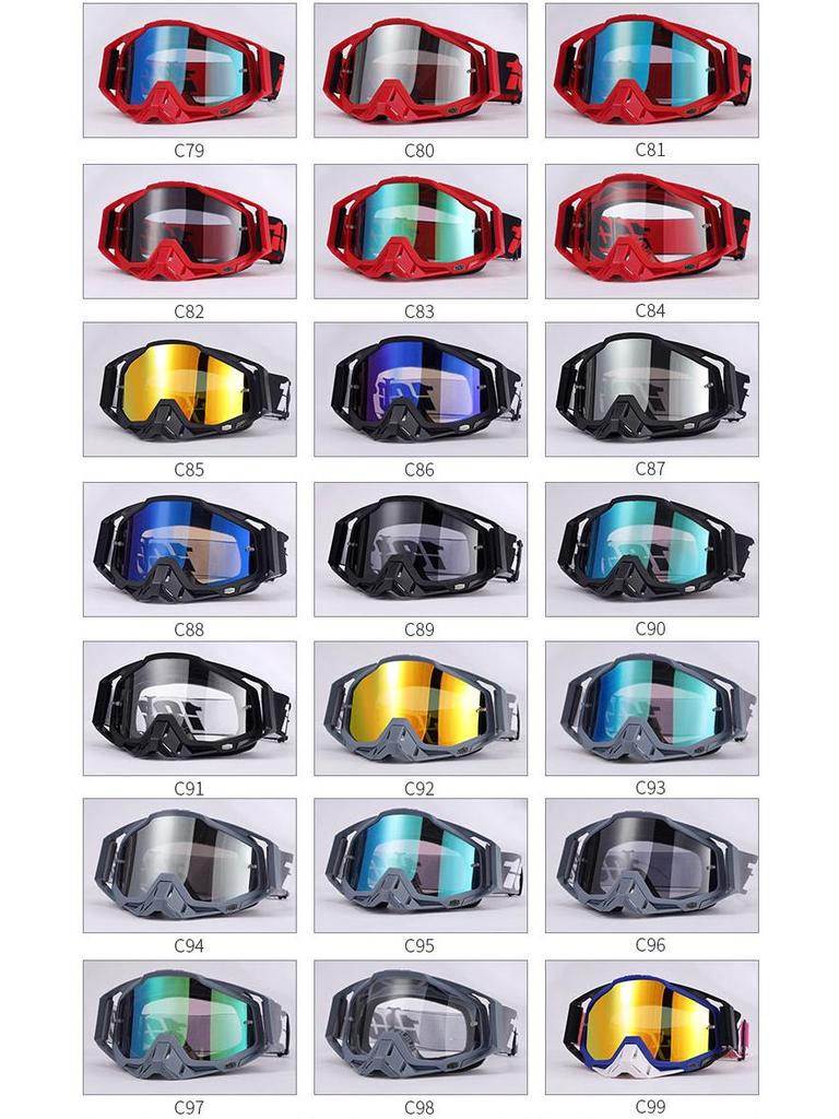 Ветрозащитные мотоциклетные и лыжные очки для использования за границей: 100% Внедорожная езда, катание на природе и защита при скоростном спуске