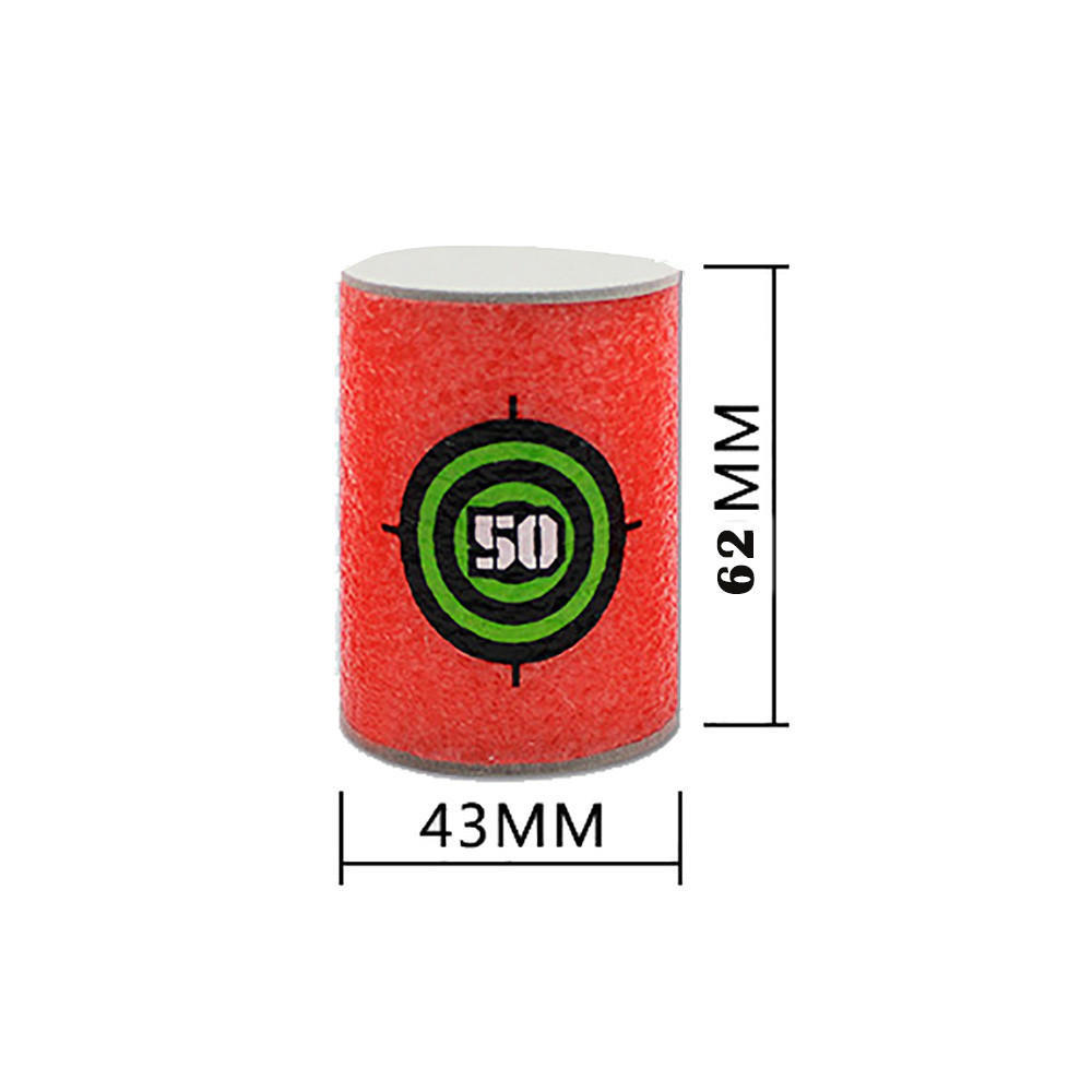 18xEVA Мягкая Пуля Мишень Дротик Для Серии Бластеров Детская Игрушка