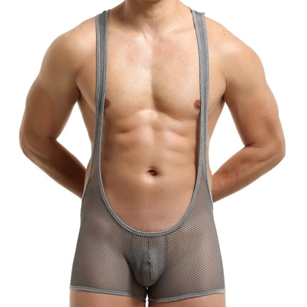 Sexy Tocki Grey Singlet - MenSexyWear - Singlet