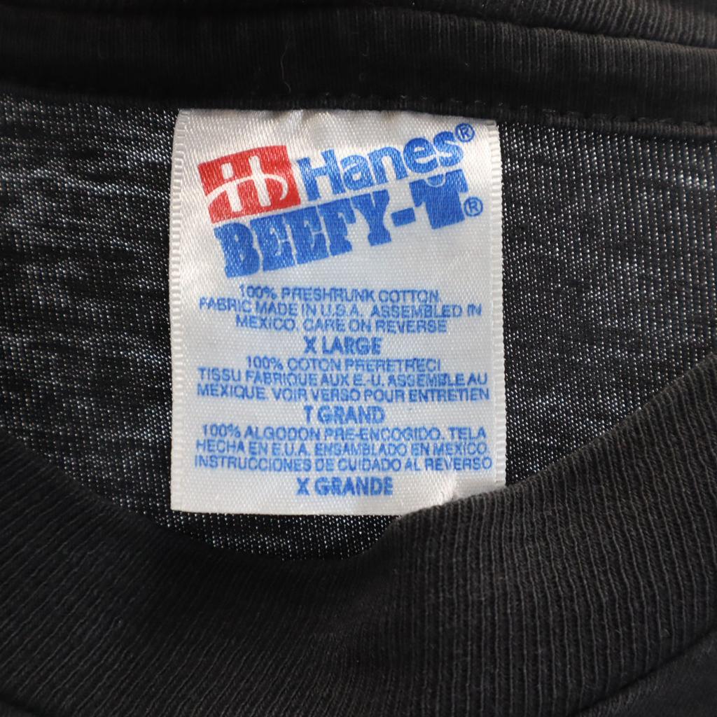 HANES 90-е годы Старая футболка с коротким рукавом US NAVY ВМС США «СУДЬБА В КОСМОСЕ» Мужская Б/У