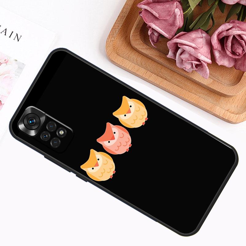 Cute Owls Case For Xiaomi Redmi Note 14 13 12 11 9 10 Pro 9S 10S 11S 12S Redmi 14C 13C 12C 10C Cover
