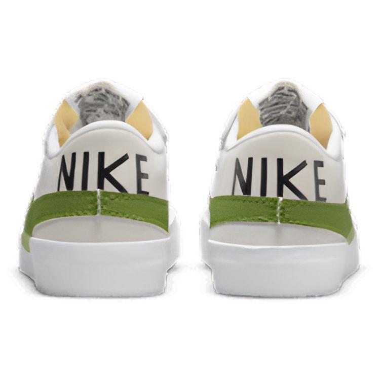 Nike Blazer Low 77 Jumbo White Chlorophyll Мужские кроссовки Кокосовое молоко Черные DV9122-131