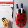 Магнитные держатели для ручек в виде божьих коровок для холодильника Магнитный контейнер для хранения Держатели для маркеров Кухонный контейнер