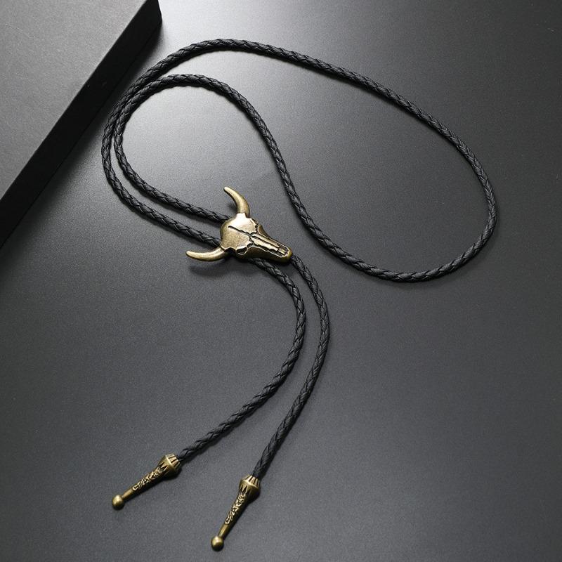 Модная ретро персонализированная цепочка-свитер с головой коровы, креативное универсальное повседневное ожерелье, унисекс ожерелье