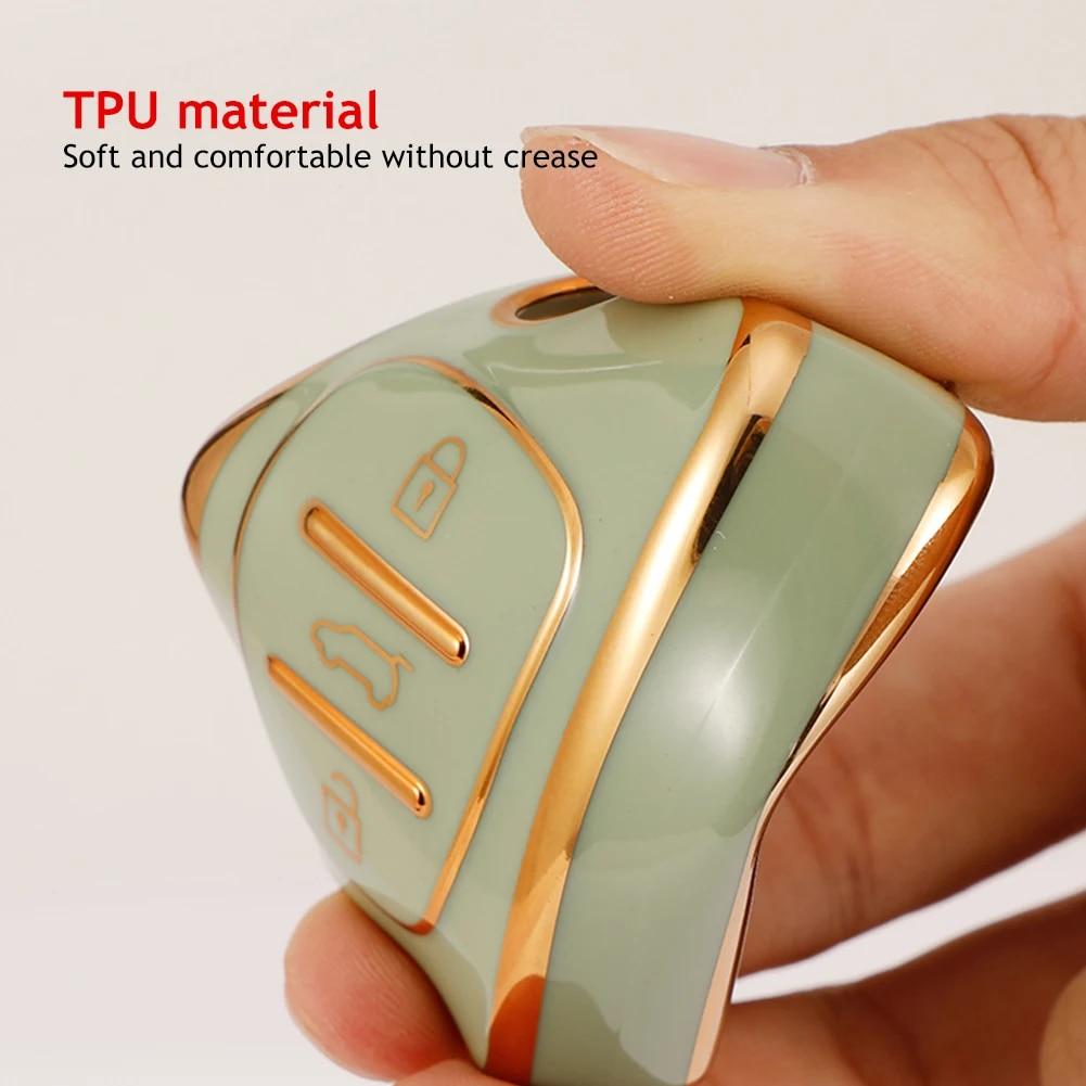 New TPU Car Key Case For Hyundai I20 I30 Elantra Azera Veracruz Veloster Kia Rio K7 K5 Sportage Sorento Flip Remote Cover