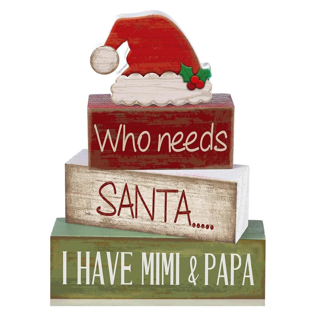 4Pcs Football Table Decorations Football Tiered Tray Decor Sport Game Centerpiece Sign Decorative Rugby Stack Block Gift for Fans Club Tailgate