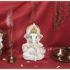 Finish Ganesha Idol Car Dashboard, Lord Ganesha Murti, Ganpati Idol for Home Decor Puja Bhagwan Ganesh Statue