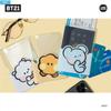 BTS BT21 Официальный минини ОБЛОЖКА ДЛЯ ПАСПОРТА Аутентичная клетчатая доска