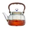 Жаропрочный стеклянный чайник с ситечком