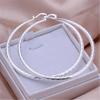 fashion beautiful top quality charm 7CM Copper color Earring big circle women lady Jewelry  nice gift wedding E289