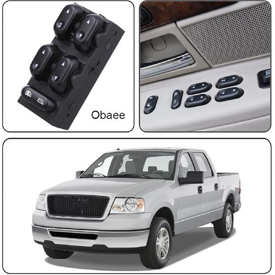 Power Master Window Switch, Compatible with 2004-2008 Ford F150, 2003-2006 Ford Expedition, 2003-2008 Crown Victoria, Lincoln Mark LT, Mercury Grand