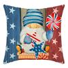 Наволочка на подушку День Независимости Принт флага Домашняя Гостиная Прикроватное украшение Подушка Подушка Наволочка
