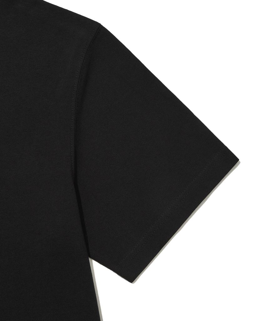WACKY WILLY Bear Print Short Sleeve T-Shirt Black