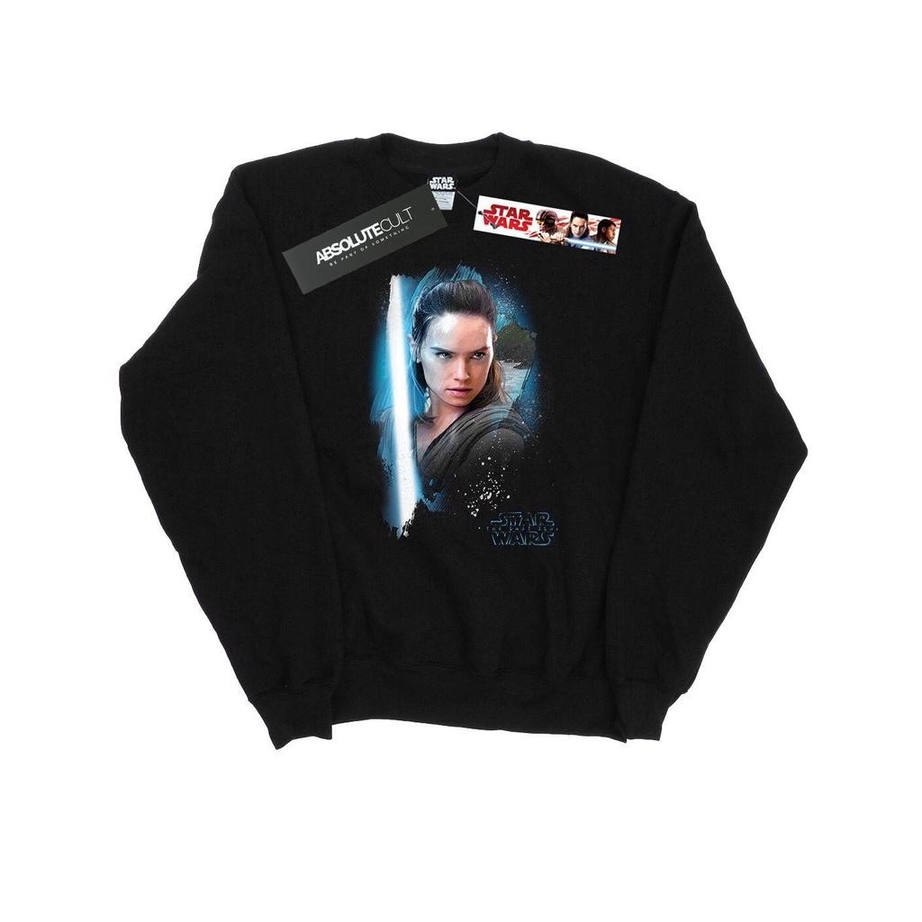 Star Wars Mens The Last Jedi Rey Brushed Sweatshirt
