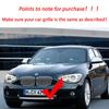 Высококачественная автомобильная решетка переднего бампера для BMW 1 серии F20 F21 2011 2012 2013 2014, замена двойной планки черного цвета