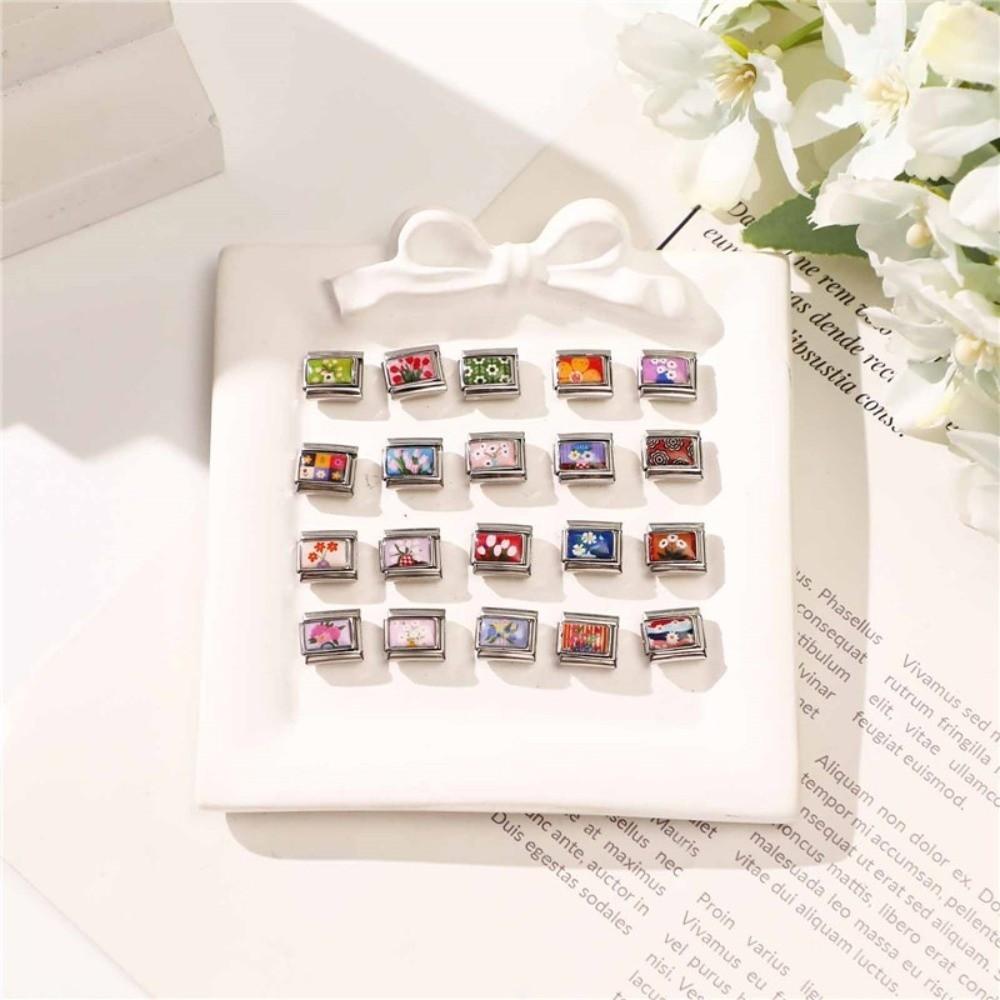 Cartoon Charm Italian Links Adjustable Module Bracelet Accessories Charm Bracelet Link For Gifts