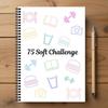 75 Day Challenge Tracking Planner Journal Fitness Reading Diet Tracking Journal Twin Coil Binding Daily Planner
