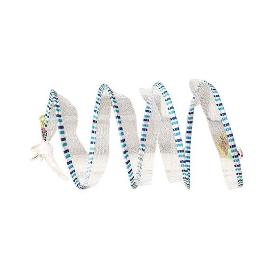 Игрушка туннель для кошек Спиральная игрушка для котят Складная конструкция Легко устанавливается Интерактивный спиральный туннель для кошек с игрушкой-пером