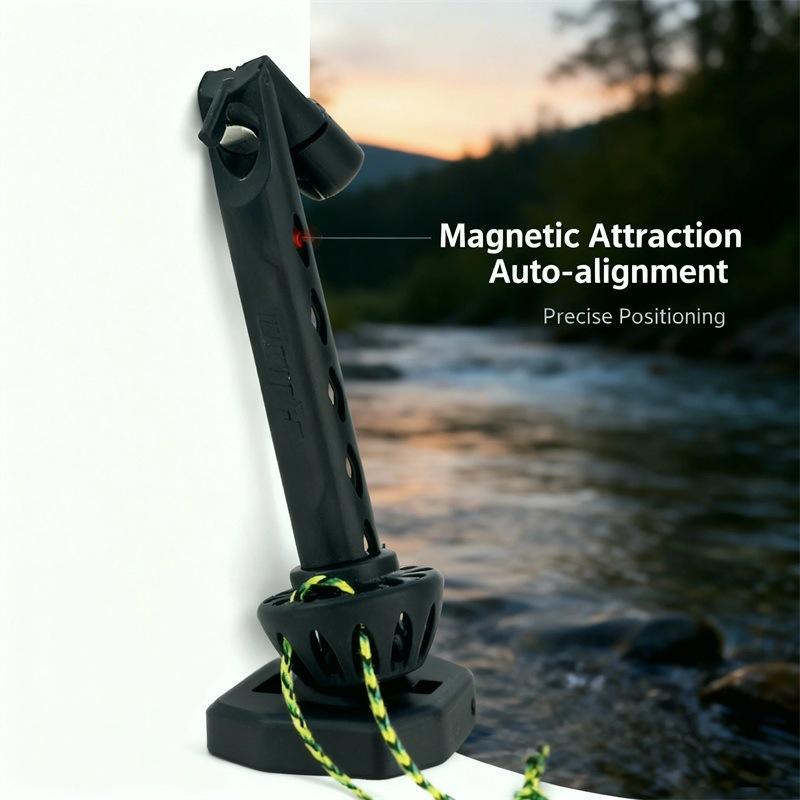 Magnetic Fly Line Threader Simple Convenient Fishing Device Easy Tool for Fly Fishing Hook Needle Threader Magnetic