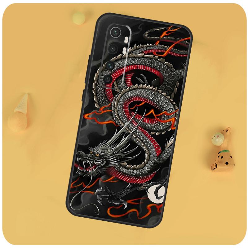 Chinese Dragon Cover For Xiaomi 14T Pro 13 14 15 Ultra 11T 12T 13T POCO X7 Pro X3 X5 F5 F6 M6 X6 Pro Case