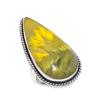 Bumble Bee Jasper Gemstone 925 Sterling Silver Jewelry Ring Size 7