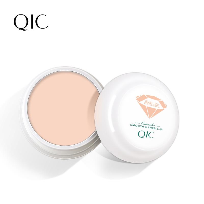 QIC Тональный и гладкий консилер для маскировки пятен от прыщей и темных кругов под макияж.