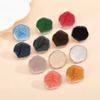10PCS Water Wave Shape Shank Buttons Beautiful Irregular Plastic Plating Buttons Woman Coat Apparel Accessories