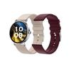 Smartwatch SPC Smartee Duo Velvet Bluetooth 41mm AMOLED Plata Correa Blanca Y Borgoña IP68 SpO2