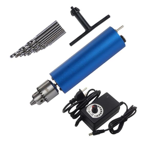 Mini Portable Motor PCB Electric Handheld Drill Twist Bit DIY Grinding Tools Set