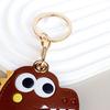 Брелок Подвеска Мультяшный Маленький Крокодил Держатель для Ключей Искусственная Кожа Чехол для Карты Доступа Шарм для Сумки Декоративный Брелок Аксессуар