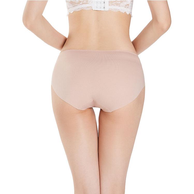 Shanhao Women's Seamless Menstrual Panties 4 Layer Absorbent Period Panties Seamless Period Leakproof Underwear for Women