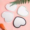 High-definition Handheld Mirror Single-sided Beauty Make-up Mirror Heart-shaped Mirror Makeup Tool