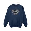 DC Comics Girls Superman Logo Sketch Sweatshirt
