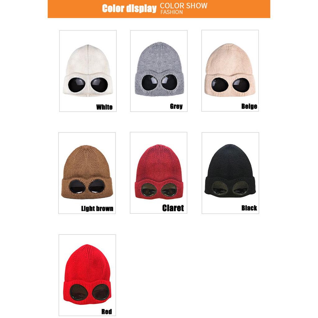 Мужская и женская ветрозащитная шапка и кашемировая лыжная шапка, вязаная теплая шерстяная шапка