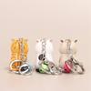Cartoon Cat Keychains Jewelry Accessories Cute Small Pendant Gifts Kitten Keyring