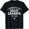 Футболка унисекс «Promotioned Great Grandpa 2023 Скоро стань прадедом»