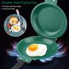 1pc Gothic Steel Titanium-Infused Copper Double Sided Non Stick Frying Pan with Stainless Steel Handle , Indoor/Outdoor Use