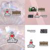 Unique Love Series Cartoon Character Brooch Pin Fashionable Metal Badge Accessory