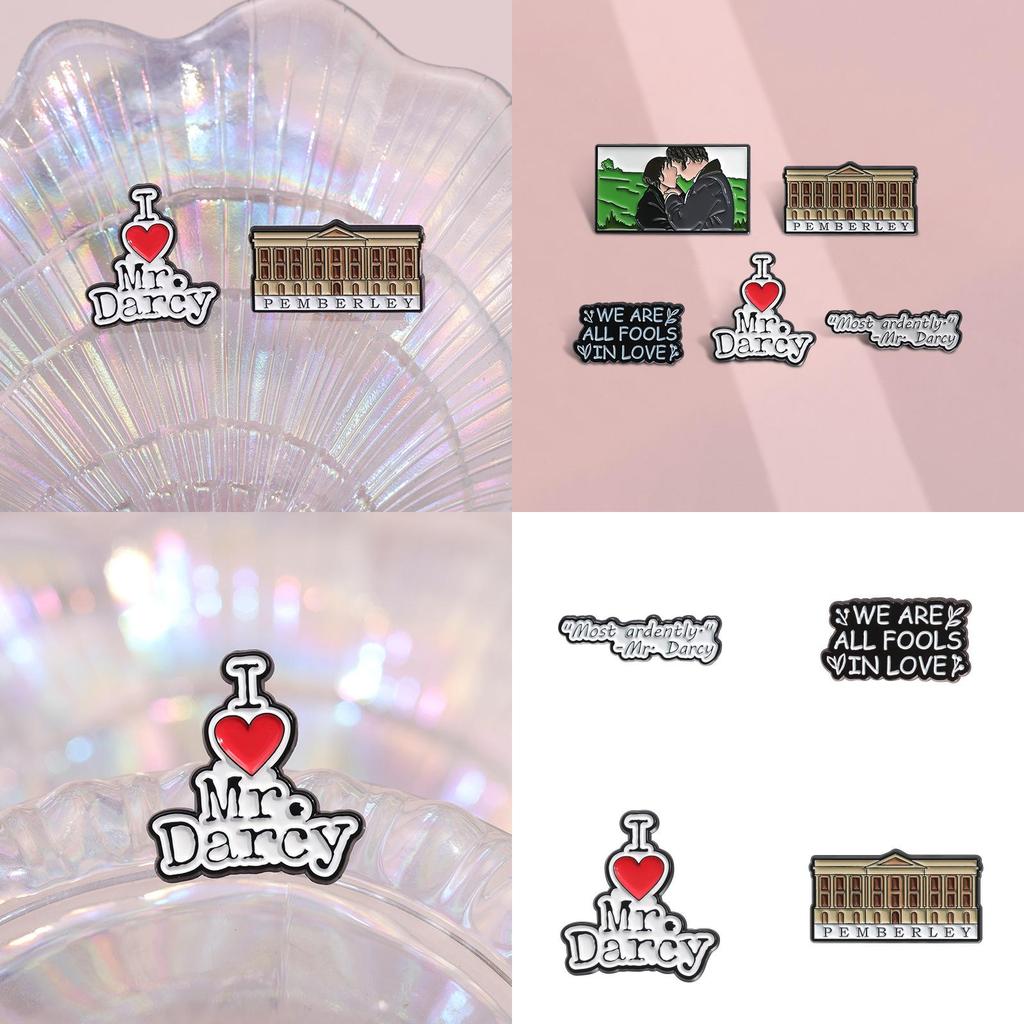 Unique Love Series Cartoon Character Brooch Pin Fashionable Metal Badge Accessory