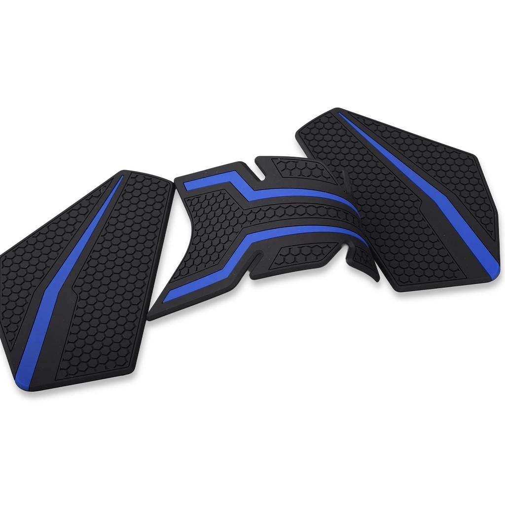 BYEMTTY Traction Pad Tank Kit for Yamaha MT-25/MT-03 (2020-2025) Tank Pad (Blue)