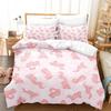 Комплект постельного белья Kawaii Animal Axolotl Print Single Twin Full Queen King Size Bed Set Aldult Kid Bedroom Duvetcover Set 3D Anime
