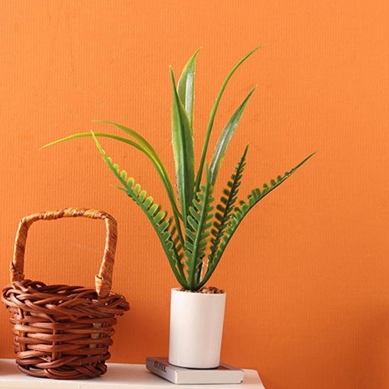 1:12 миниатюрных комнатных растений для кукольного домика с зелеными листьями, горшок, бонсай, садовый домашний декор