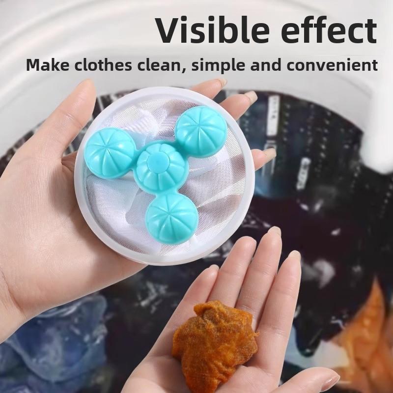 Laundry Lint Remover, Reusable Washing Machine Hair Catcher, Pet Fur Lint Filter for Clothes, Floating Mesh Laundry Bag